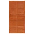 vidaXL Dvere do stodoly voskovohnedé 100x208 cm masívna borovica