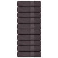 vidaXL Sprchové osušky FROGN 10 ks antracitové 70x140 cm 360 g/m²