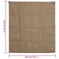 vidaXL Jutové vrecia 10 ks 100 x 110 cm 100 % juta 340 g/m²