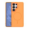 Puzdro Frame Thin Mag pre Samsung Galaxy S26 Ultra oranžová