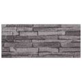 vidaXL Nástenné panely 10 ks 100 x 25 cm Antracit EPS pena