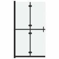 vidaXL Skladacia sprchová zástena nepriehľadné ESG sklo 70x190 cm