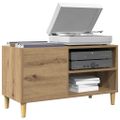 vidaXL Skrinka na platne dub artisan 84,5x38x48 cm kompozitné drevo