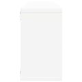vidaXL Nástenné police 6ks, biela+sonoma 80x15x26,5cm kompozitné drevo