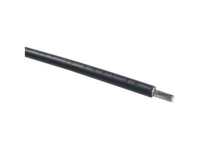 Solárny kábel 6mm2, čierny