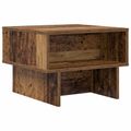 vidaXL Konferenčný stolík Staré drevo 48 x 46 x 35 cm Kompozitné drevo