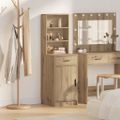 vidaXL Highboard Remeselný dub 41 x 40 x 135 cm Kompozitné drevo