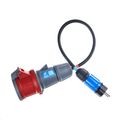 Redukce SECTRON CEE 5pin 16A - CZ SCHUKO 16A 230V 0,4m