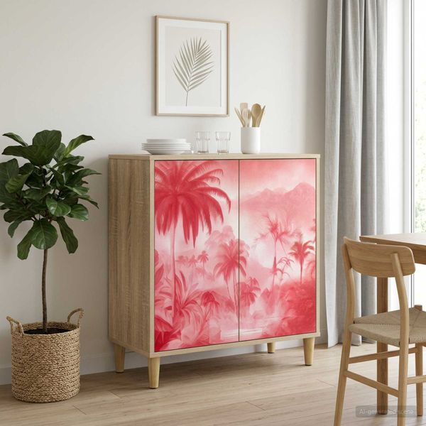 vidaXL Servírovacia skriňa AACHEN Sonoma 69 x 33 x 75 cm