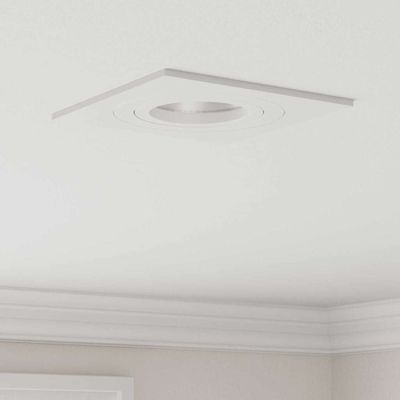vidaXL Bodové svetlo 24 pcs Biela 9 x 9 x 2 cm Hliník
