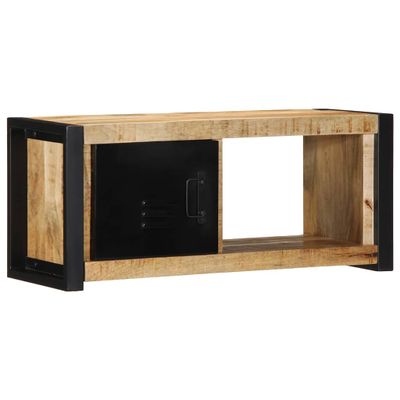 VidaXL TV skrinka 80x30x35 cm Masívne hrubé drevo Mango