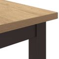 vidaXL stôl Remeselný dub Inžinierske drevo a oceľ 100 x 50 x 76,5 cm