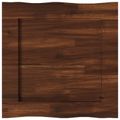 vidaXL Obdĺžnikový stôl 60 x 60 x 3,5 cm Štvorcový Tmavohnedá