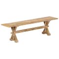vidaXL Lavička do chodby 160x35x45 cm masívne mangovníkové drevo