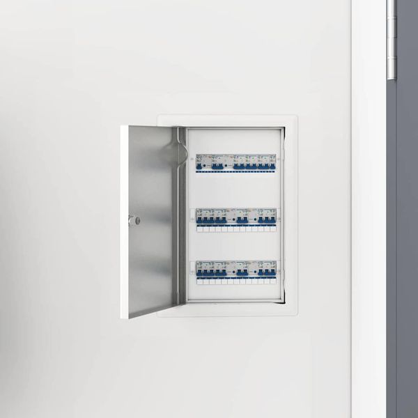 vidaXL Access Panel Biela 33 x 23 x 3 cm Oceľ