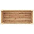 vidaXL Zvýšený záhon Hnedá 70 x 35 x 70 cm Bambus