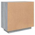 vidaXL Komoda sivý dub sonoma 80x40x75 cm spracované drevo