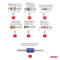 Sada ventilů klimatizace 61 ks. AMiO-04446