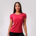 Dámske tričko Basic Vintage Red - GymBeam, veľkosť S, 50% bavlna, 50% polyester