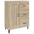 vidaXL Komoda vo farbe dubu sonoma 69,5x34x90 cm spracované drevo