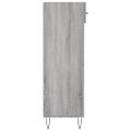 vidaXL Botník sivý dub sonoma 60x35x105 cm kompozitné drevo