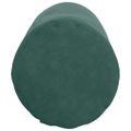 vidaXL Podložkové vankúše 2 pcs Tmavozelená Ø 25 x 70 cm