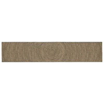 vidaXL Kusové koberce Prírodná a čierna 60 x 400 cm Juta