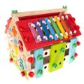 Montessori multifunkčný drevený domček Kruzzel 22564