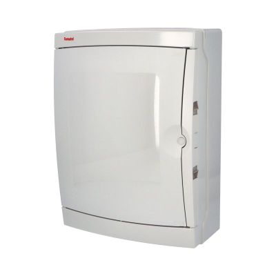Rozvádzač Acqua 3926-TB IP65, 26mod., na omietku, nepriehľadné dvere, 410x310x150mm