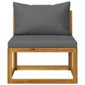 vidaXL 12-dielna záhradná sedacia súprava s podložkami akáciový masív