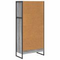 vidaXL Knižnica 60 x 30 x 121 cm Kompozitné drevo Sivý Sonoma