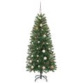 vidaXL Umelý vianočný stromček Zelená 150 cm PE a PVC
