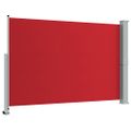 vidaXL Zaťahovacia bočná markíza na terasu 160x300 cm, červená