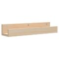 vidaXL Nástenné skrinky 2 ks 50x12x9 cm masívna borovica