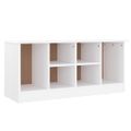 vidaXL Lavica na topánky ALTA biela 100x35x45 cm masívna borovica