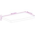vidaXL Stolová doska živá hrana 60x30x3,8 cm masívne mango