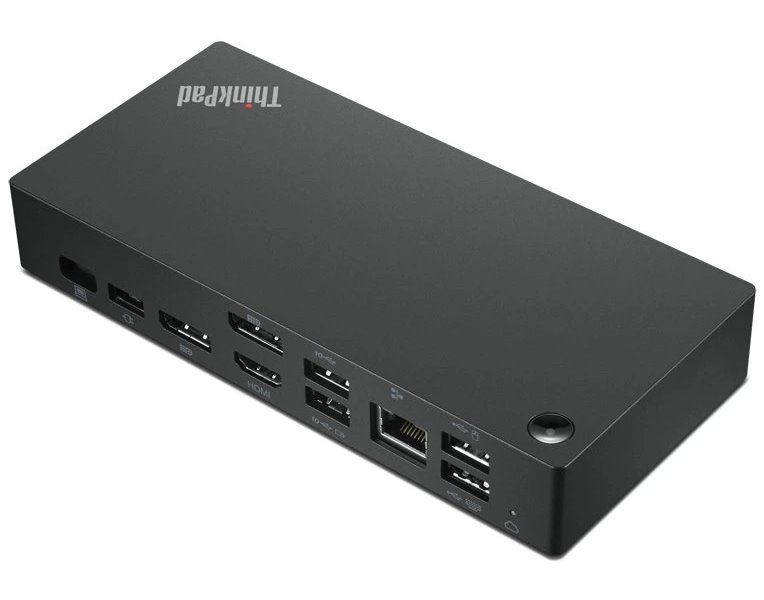 Lenovo ThinkPad Universal USB-C Smart Dock - EU Dokovací stanice, 135W, Thunderbolt 4, 2× DisplayPort, HDMI, RJ-45, USB-C, 3× USB 3.1, 2× USB 2.0, Thunderbolt adaptér
