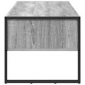vidaXL Konferenčný stolík Sivý Sonoma 100 x 46 x 40 cm