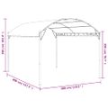 vidaXL Tieniaca plachta 3x4 m, antracitová