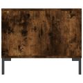 vidaXL Konferenčný stolík dymový dub 90x50x40 cm kompozitné drevo