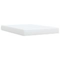 vidaXL Boxspring posteľ s matracom biela 140x200 cm umelá koža