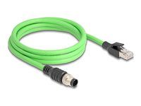 M12 Cable A-coded 8 pin male to RJ45 mal