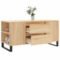 vidaXL Konferenčný stolík dub sonoma 102x44,5x50 cm kompozitné drevo