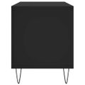 vidaXL Skrinka na platne čierna 100x38x48 cm kompozitné drevo