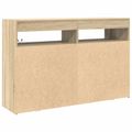 vidaXL Servírovacia skriňa Sonoma dub 116 x 30 x 75 cm
