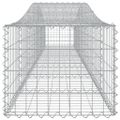 vidaXL Oblúkový gabionový kôš 10 ks 400x50x40/60 cm pozinkované železo