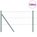 vidaXL Hexagonálny plotový základ 100 x 0,6 m PVC potiahnutá oceľ Sivá