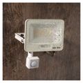LED reflektor GLARO s pohybovým čidlom, 30 W, biely, IP54, 3000 lm, neutrálna biela