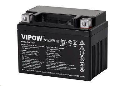 Batéria motocyklová 12V / 4Ah Vipow
