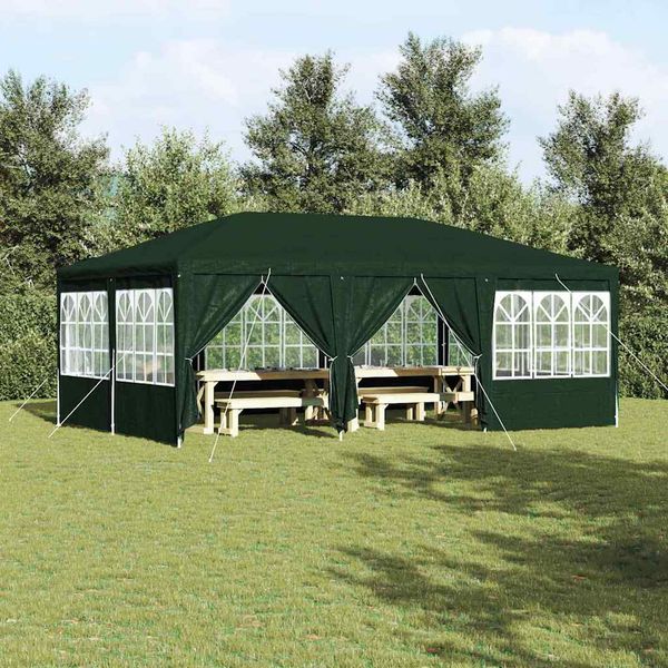 vidaXL Párty stan Zelená 600 x 400 x 266 cm Polyetylén